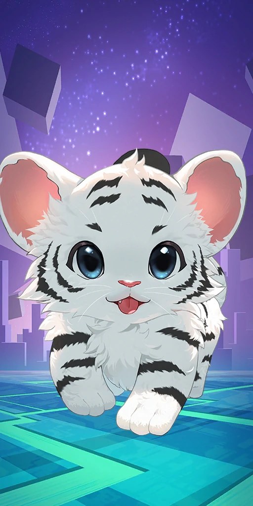 Baby White Tiger Kang