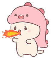 Pinkasaur Peach
